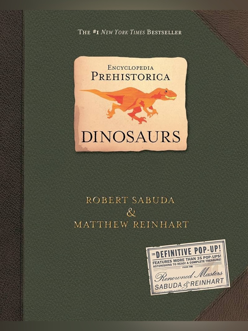 Kids book Dinosaurs Pop-Up Book - Green